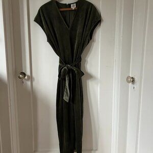dRA Ciara Jumpsuit Green Velvet Small